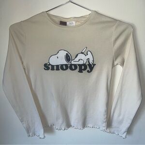 Zara Peanuts Graphic T-Shirt